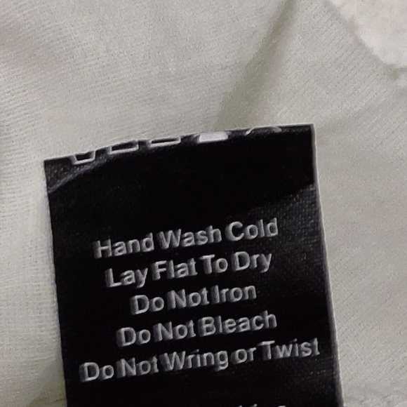 NWOT Pol 100% cotton Button Down Solid, Lace White & Black White Trim Top - Picture 16 of 16